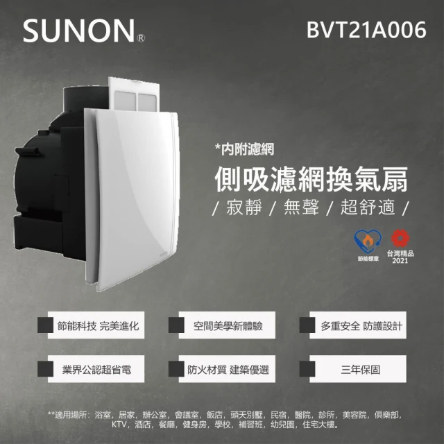 SUNON 建準 BVT10A001(節能DC直流直排靜音換