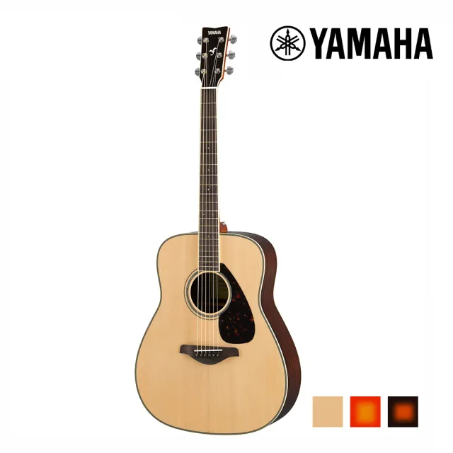 【Yamaha 山葉音樂】FG830 NT 面單民謠木吉他 多色款(原廠公司貨 商品保固有保障)
