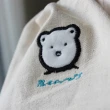 【三瑩文具】米爾熊貼布繡寬底束口袋-小(SBG-238)