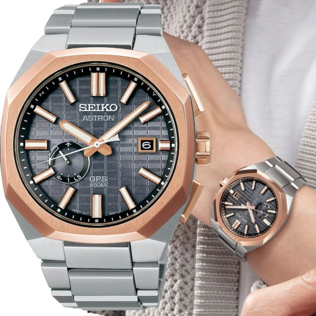 SEIKO 精工 ASTRON 八角造型 太陽能GPS衛星電波 鈦金屬手錶 SSJ014J1/3X62-0AA0K