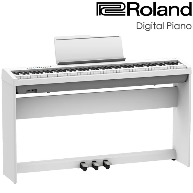 ROLAND 樂蘭 便攜式88鍵數位鋼琴 / 白色套裝組 / 公司貨保固(FP-30X)