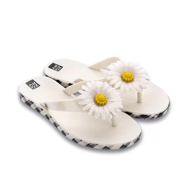 ZaxyZaxy 女鞋 Daisy系列 白 型號：18151 巴西集品(巴西品牌、巴西拖鞋、人字拖、夾腳拖)