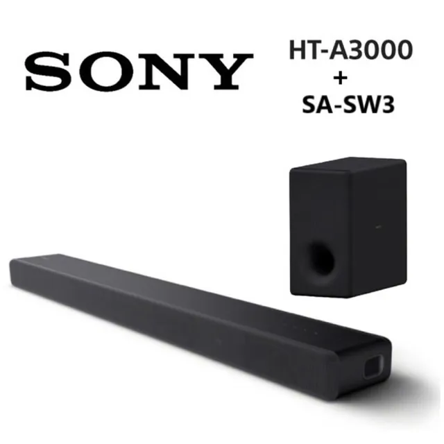 SONY 索尼 3.1聲道 聲霸 SOUNDBAR(HT-A3000 + SA-SW3)