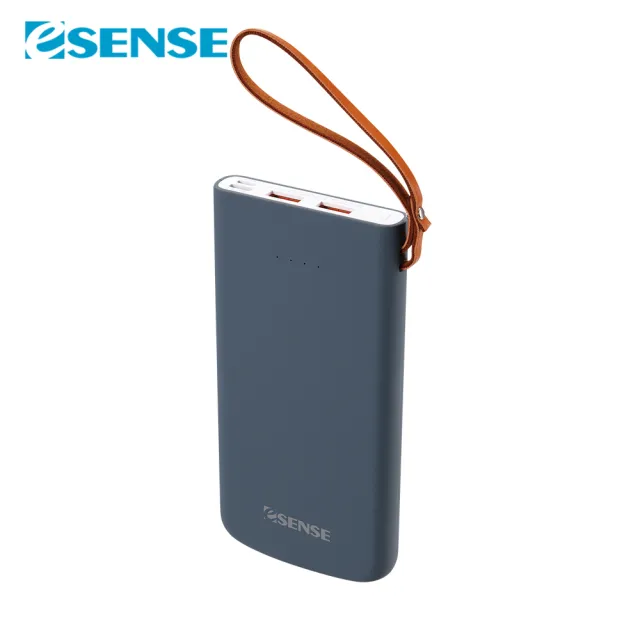 【ESENSE 逸盛】ADF100R 10000mAh 18W 三輸出PD快充行動電源(超輕薄設計)