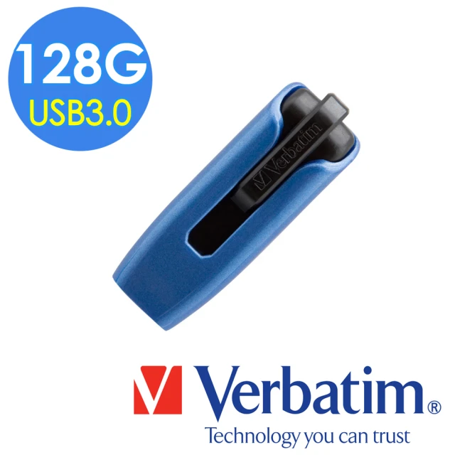 【Verbatim 威寶】V3 MAX 128GB USB3.0 商務高速隨身碟(福利品)