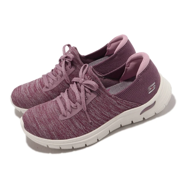 SKECHERS 休閒鞋 Arch Fit Vista-Entranced 女鞋 紫 避震 緩衝 足弓支撐 運動鞋(104373MVE)