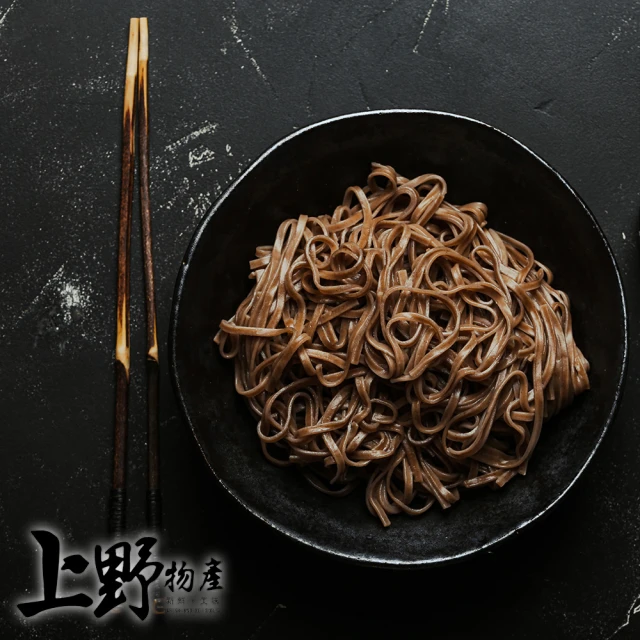 上野物產 共20包 台灣製無添加化學黑豆麵+4種湯包(麵60g±10%/包+湯30ml±10%/包)