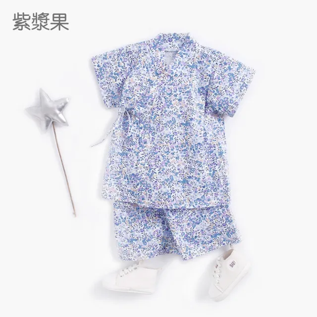 Midou Kids米朵】和風櫻花上衣褲子兒童浴衣甚平(兒童浴衣寶寶浴衣幼兒服) momo購物網- 好評推薦-2023年7月