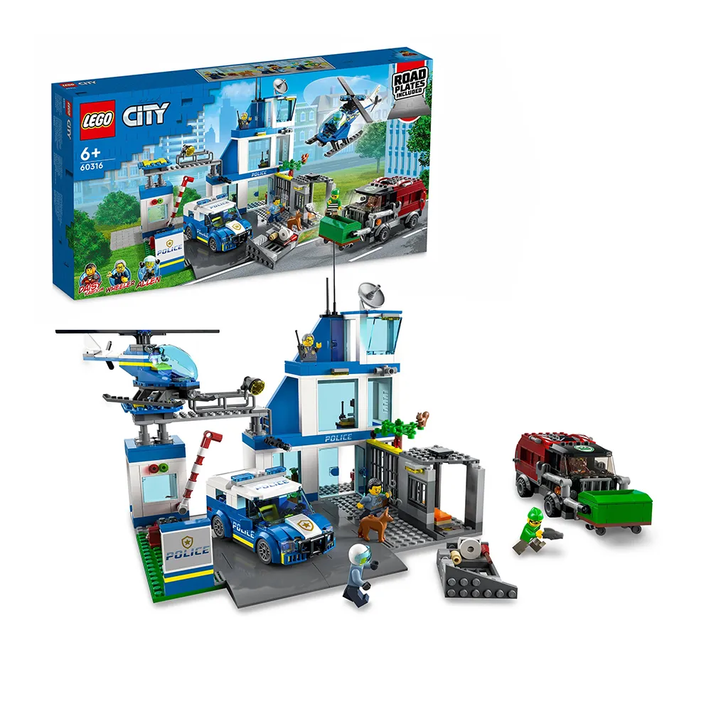 日本売筋品 LEGO 警察署10278 POLICE - we-art.co.il