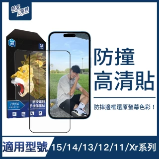 【ZA喆安電競】防撞高清鋼化玻璃保護貼膜 手機保護貼膜 i14/13/12/Pro/Plus/Pro Max/11/Xr(適用iPhone)