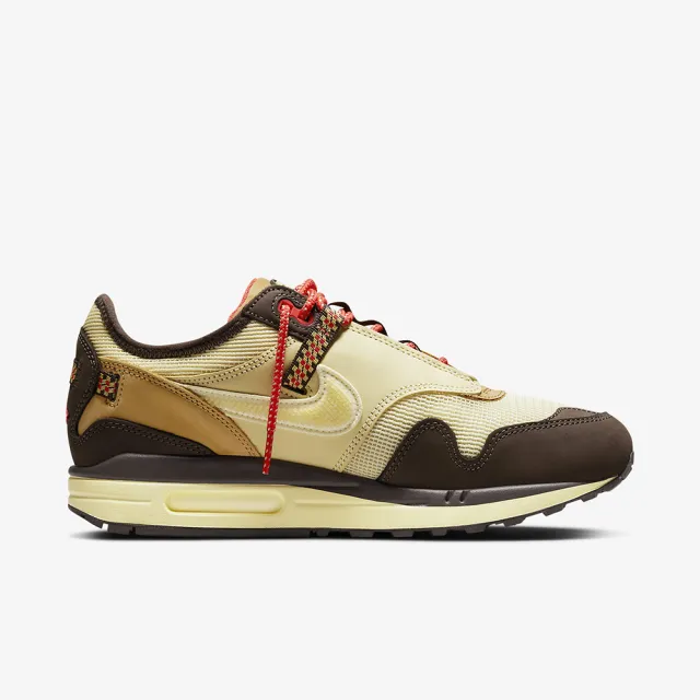 NIKE 耐吉 AIR MAX 1 CACTUS JACK TRAVIS SCOTT 限量聯名 倒勾 棕色(DO9392-200)