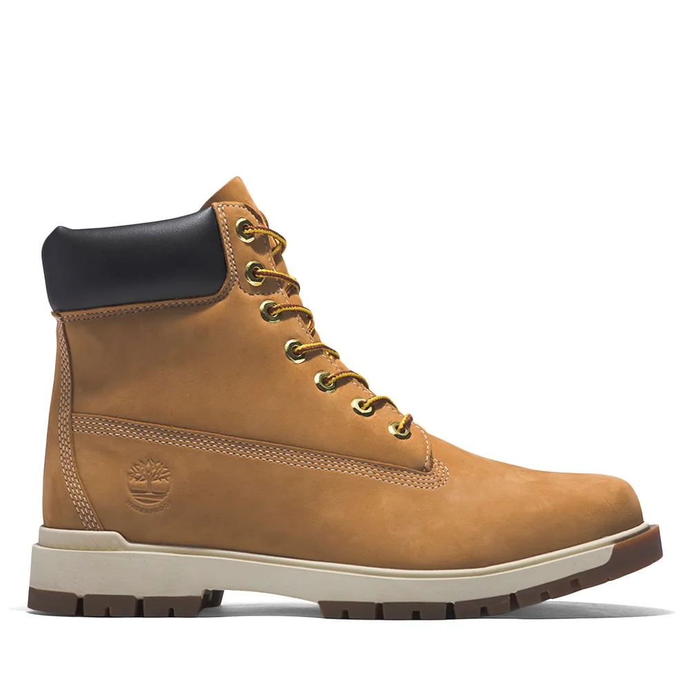 Timberland】男款小麥色Tree Vault 磨砂革防水6吋靴(A5NGZ231) - momo