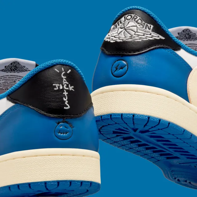 NIKE 耐吉】休閒鞋Air Jordan 1 Low Fragment Travis Scott 三方聯名