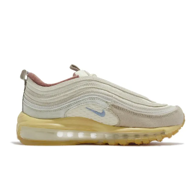 NIKE 耐吉】休閒鞋Wmns Air Max 97 女鞋米白子彈氣墊復古奶油底仿舊