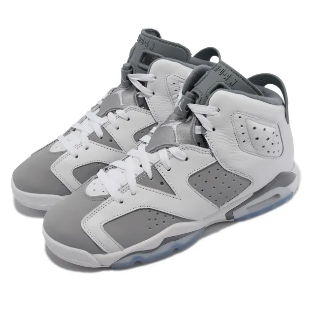 NIKE 耐吉】Air Jordan 6 Retro GS 大童鞋女鞋Cool Grey 6代喬丹休閒鞋