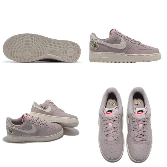 NIKE 耐吉】休閒鞋W Air Force 1 07 SE NN 女鞋昆蟲圖騰紫米白(DJ6378