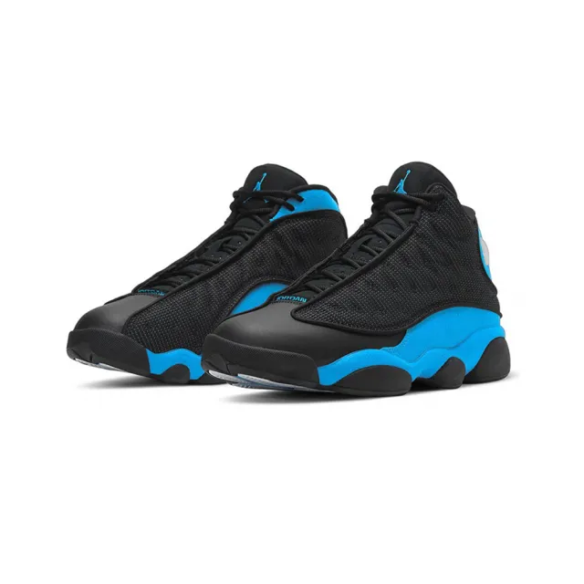 NIKE 耐吉】Air Jordan 13 Retro Black University Blue 大學藍休閒鞋