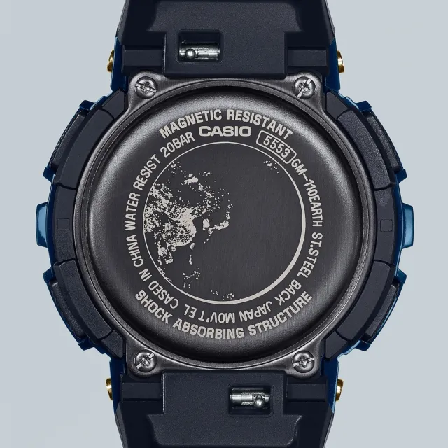 CASIO 卡西歐】G-SHOCK 探索宇宙完美地球EARTH 金屬錶殼人氣雙顯(GM