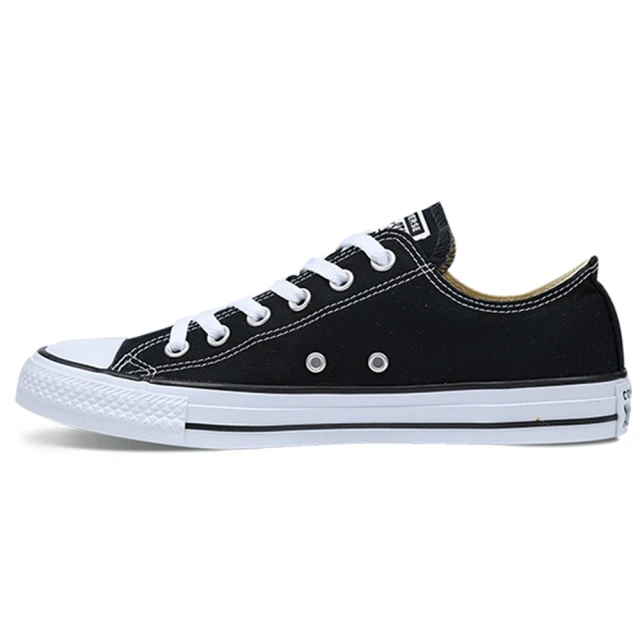 CONVERSE All Star 男女鞋 低筒 帆布鞋 休閒 基本款 情侶鞋 黑(M9166C)