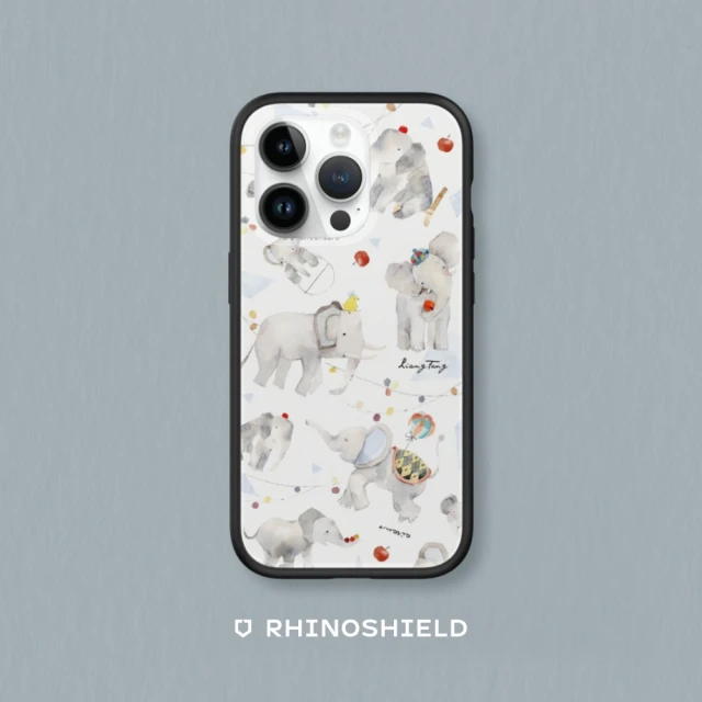 RHINOSHIELD 犀牛盾 iPhone 13 mini/13 Pro/Max Mod NX手機殼/涼丰系列-灰色大象(涼丰)