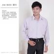 【JIA HUEI】長袖柔挺領男仕吸濕排汗襯衫 3158系列 條紋粉   商務  男襯衫(台灣製造)