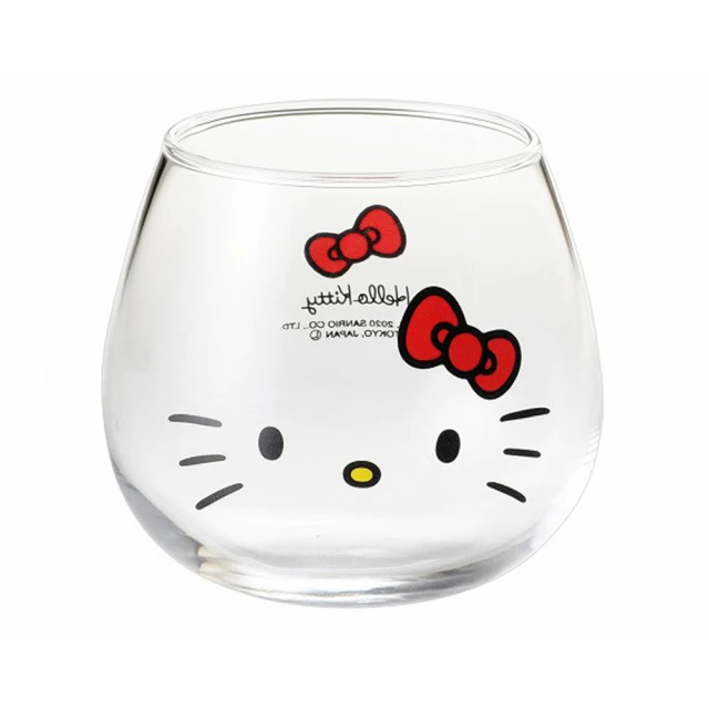 金正陶器 Hello Kitty 美樂蒂 日本製不倒翁玻璃杯 320ml(平輸品)