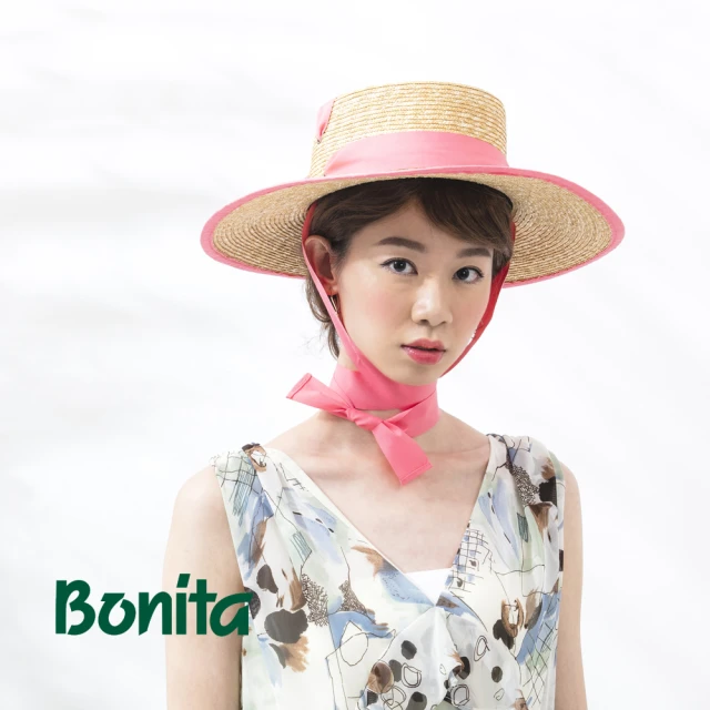 Bonita 葆倪 時尚麥桿草編帽-696-0411(天然素材 麥稈草編帽)