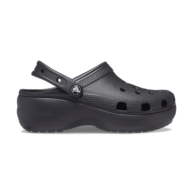 Crocs Classic Platform Clog W 女鞋 黑色 洞洞鞋 厚底 卡駱馳 涼拖鞋 206750001