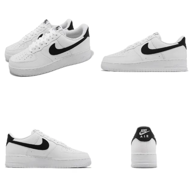 NIKE 耐吉 休閒鞋 Air Force 1 07 男鞋 女鞋 白 黑勾 AF1 經典 皮革 小白鞋(CT2302-100)