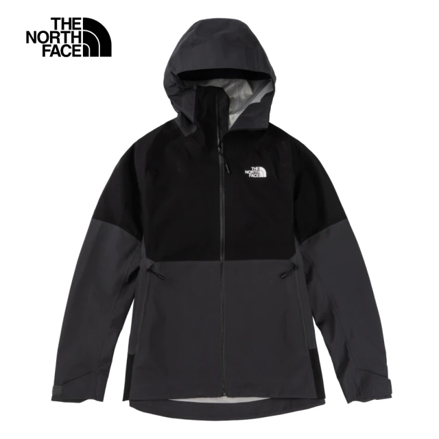 The North Face 北面女款黑色防水透氣衝鋒衣外套｜851MMN8