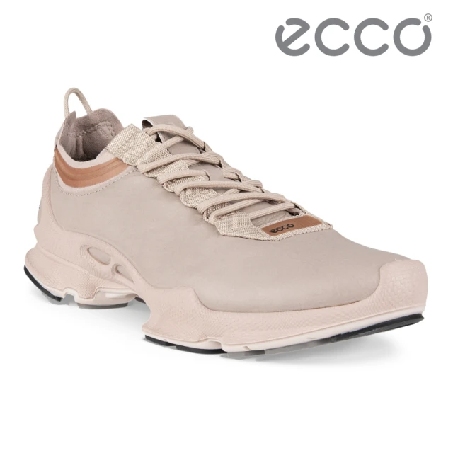 ecco BIOM C W 健步自然律動皮革運動鞋 女鞋(灰粉色 80042301386)