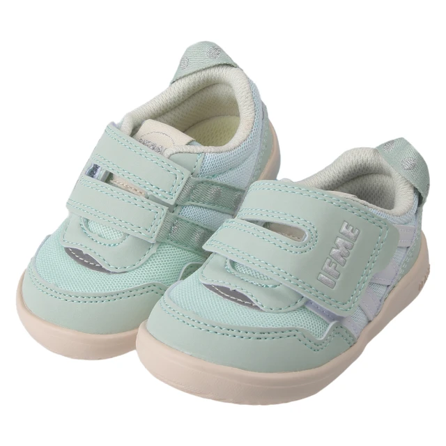 布布童鞋布布童鞋 日本IFME炫光淺綠寶寶機能學步鞋(P3Q402C)