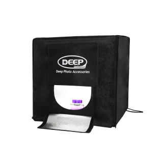 【DEEP】LED 可攜式攝影棚 40x40cm(雙燈調光版)