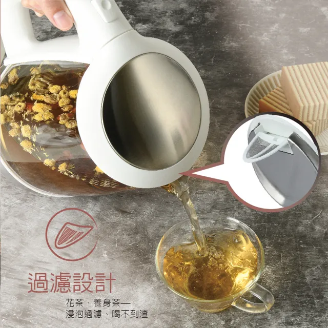 【Kolin 歌林】歌林2.0L玻璃快煮壺(KPK-LN213G)