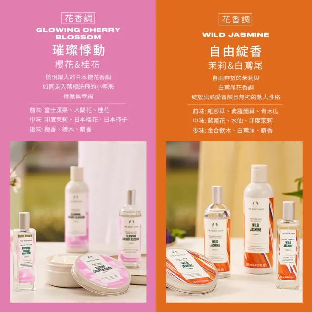 【THE BODY SHOP 美體小舖】叛逆絲絨 玫瑰花蕾&琥珀EDT香水-50ML(1入)