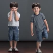 【WINCEYS】親子系列-休閒百搭配色條紋短袖T恤(親子裝/情侶裝/團體服)