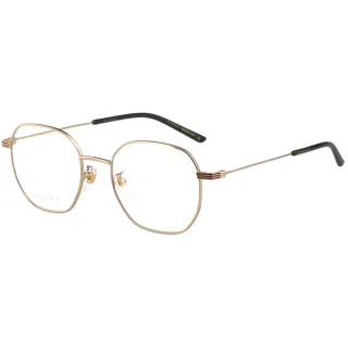 【GUCCI 古馳】光學眼鏡(金色)
