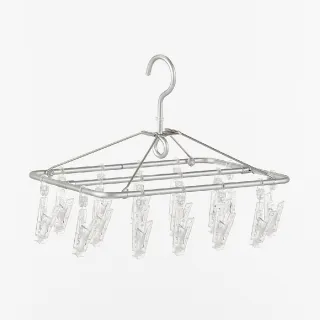 【MUJI 無印良品】鋁角衣架.PC衣夾