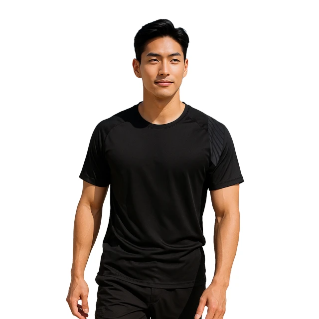 The North Face 新年款-北面男女款黑色純棉蛇紋