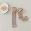 【安朵童舖】現貨韓版兒童薄款小熊長筒襪女童毛絨小熊襪童裝長筒襪襪子(023A)