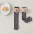 【安朵童舖】現貨韓版兒童薄款小熊長筒襪女童毛絨小熊襪童裝長筒襪襪子(023A)