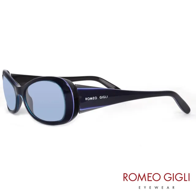 【Romeo Gigli】義大利藝術前衛時尚太陽眼鏡(深藍-RG216-8L2)