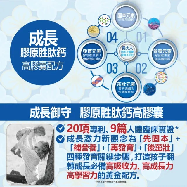 【YAYU Biomed 雅譽生醫】膠原胜肽鈣高膠囊1入組(共30顆)