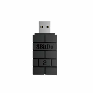 【8Bitdo】八位堂 USB無線接收器2代-Black(鍵寧公司貨)