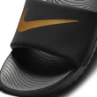 【NIKE 耐吉】拖鞋 大童 中童 童鞋 兒童 運動 KAWA SLIDE GS/PS 黑金 819352-003(3A5142)