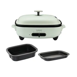 【CorelleBrands 康寧餐具】Snapware SEKA 多功能電烤盤(贈平盤+料理深鍋)