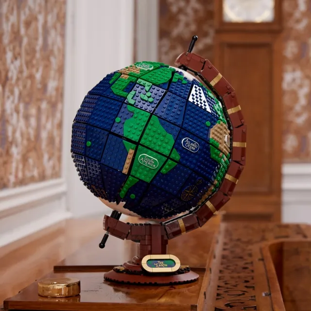 LEGO 樂高】Ideas 21332 地球儀(模型立體地球儀) - momo購物網- 好評