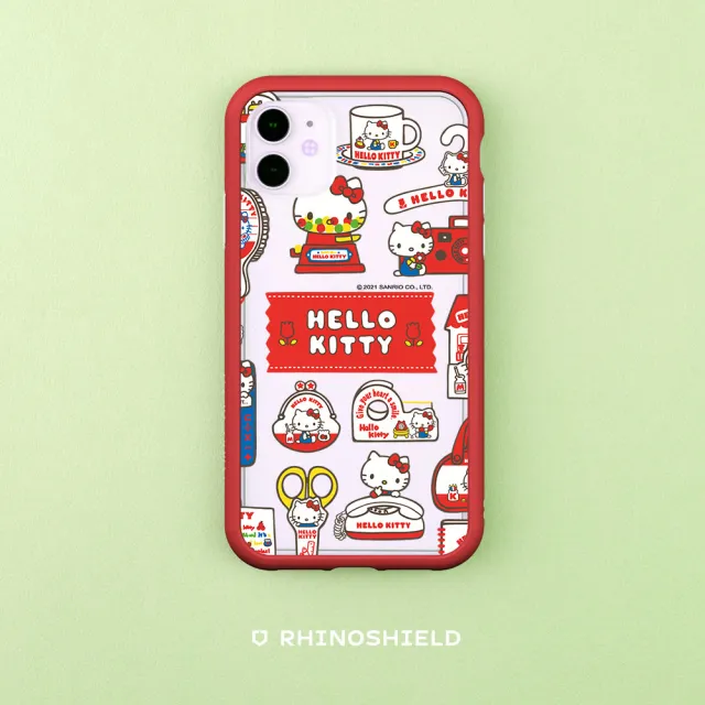 【RHINOSHIELD 犀牛盾】iPhone 11/11 Pro/Max Mod NX手機殼/Sticker-生活小物(Hello Kitty)