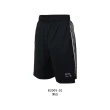【FIRESTAR】男彈性訓練籃球短褲-五分褲 慢跑 路跑 運動 吸濕排汗 黑白(B2005-10)