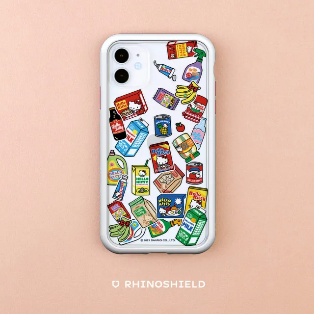 【RHINOSHIELD 犀牛盾】iPhone 13 mini/13 Pro/Max Mod NX手機殼/Sticker-Supermarket(Hello Kitty)